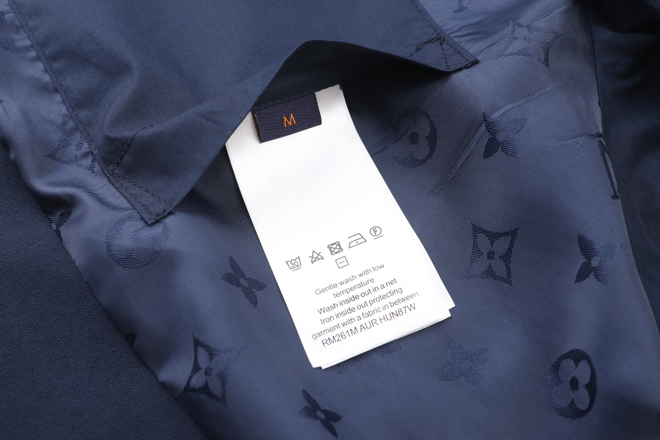 LOUIS VUITTON 路易威登 撞色刺绣标识棒球服外套 夹克 蓝色 C0 