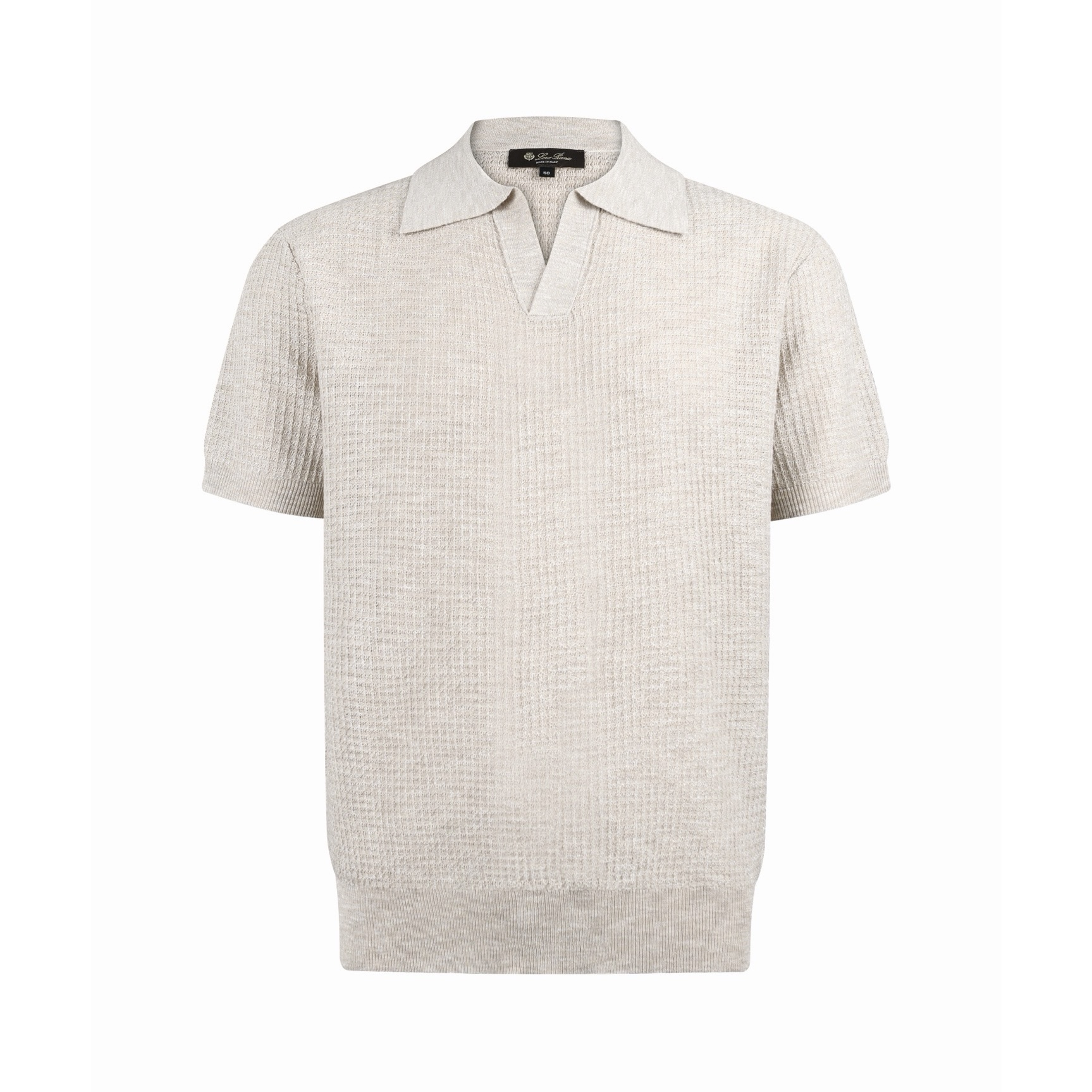 Loro Piana LP 桑蚕丝海鸥领针织短袖 夏季 B0 