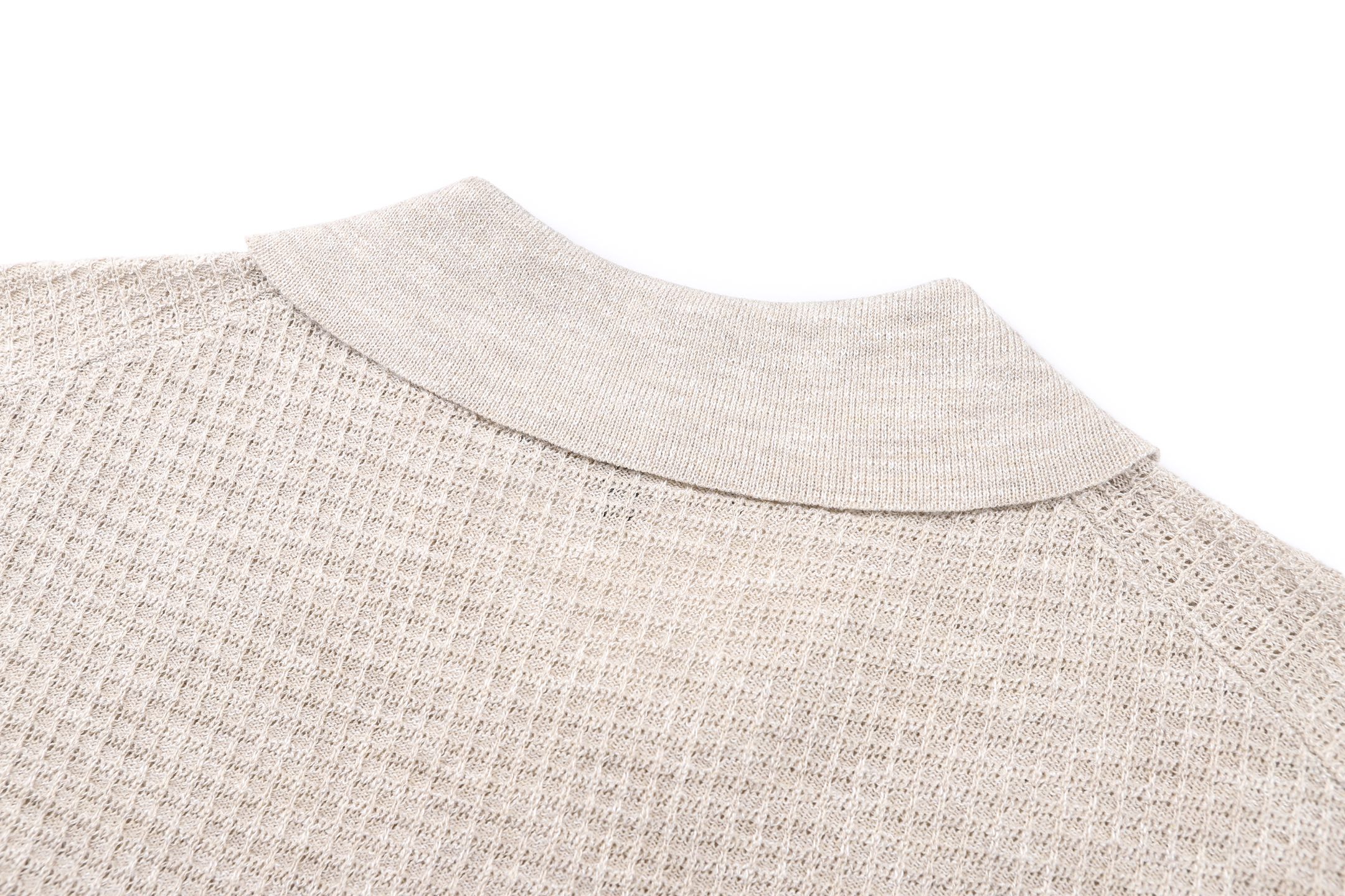 Loro Piana LP 桑蚕丝海鸥领针织短袖 夏季 B0 