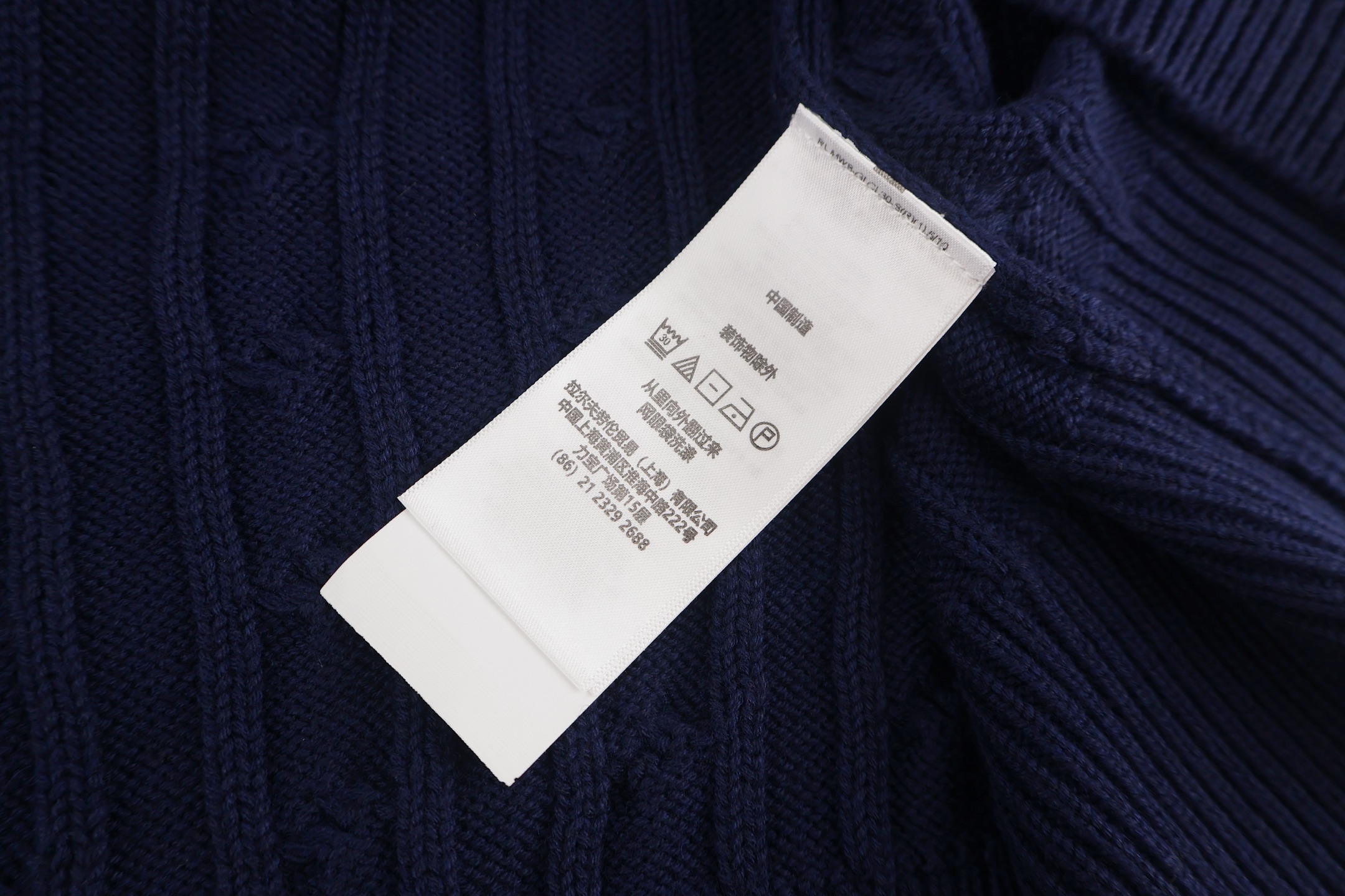 Ralph Lauren 拉夫劳伦 刺绣绞花Polo领毛衣 针织衫 外套 长袖 灰色 蓝色 B5