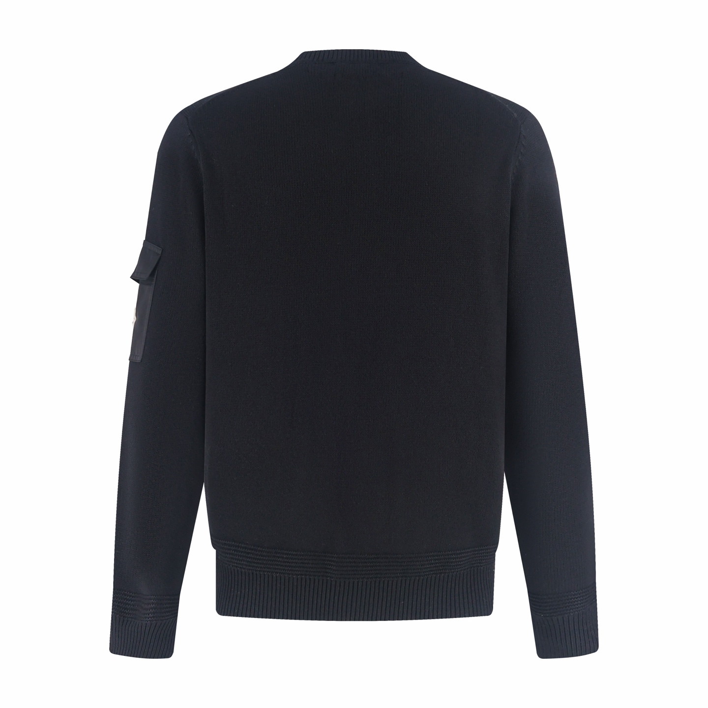 Moncler 蒙口 袖口袋圆领毛衣 针织衫 秋冬 外套 蓝色 黑色 白色 B0