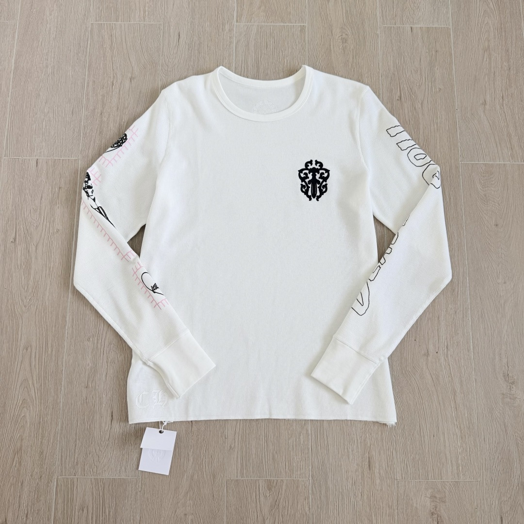 Chrome Hearts ch 克罗心  DEADLY DOLL 华夫格美少女 马蹄  女款 黑色 白色 