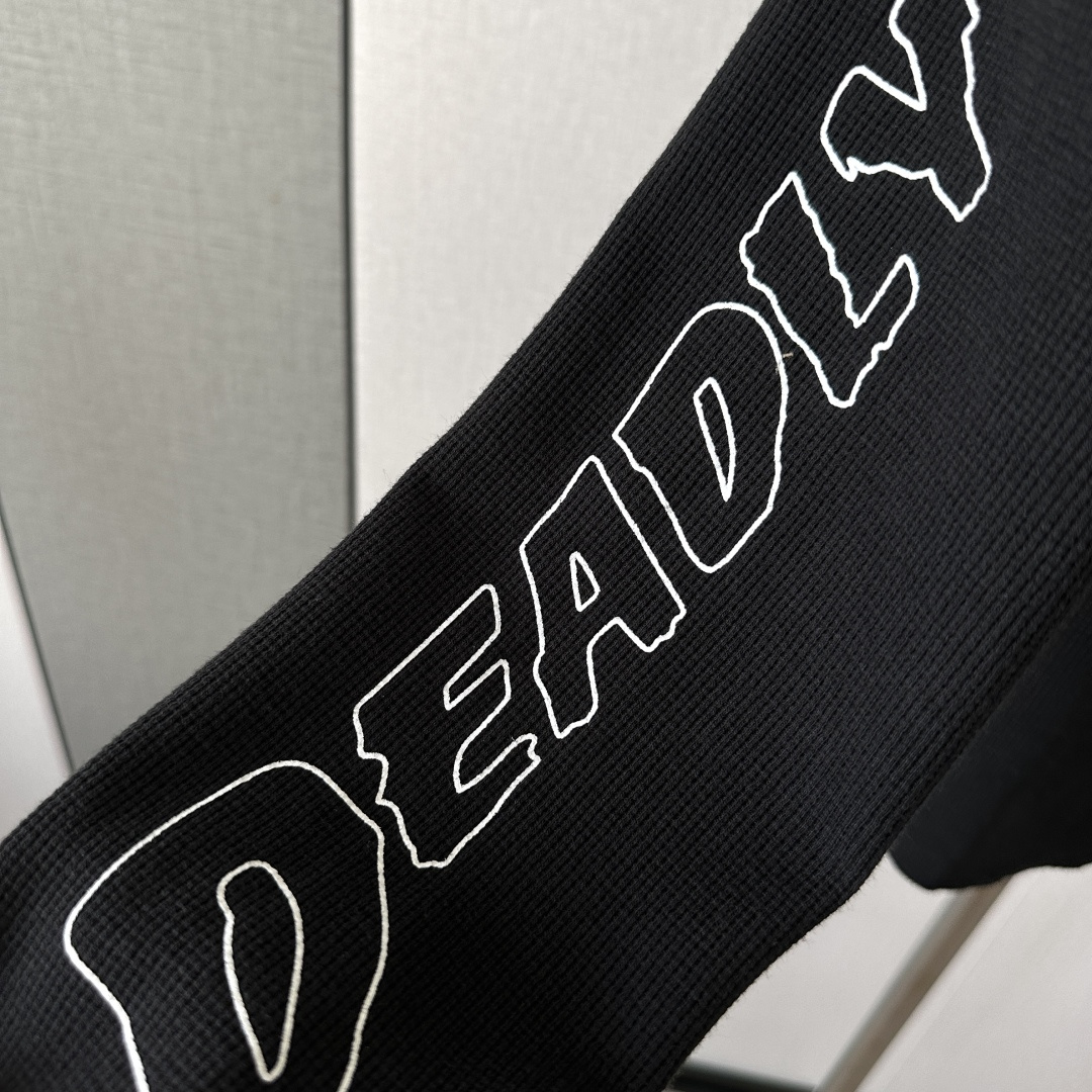 Chrome Hearts ch 克罗心  DEADLY DOLL 华夫格美少女 马蹄  女款 黑色 白色 