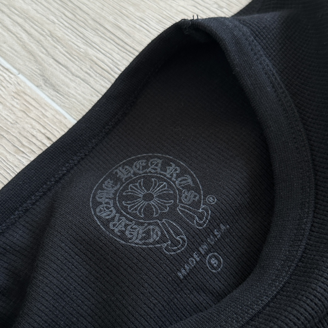 Chrome Hearts ch 克罗心  DEADLY DOLL 华夫格美少女 马蹄  女款 黑色 白色 