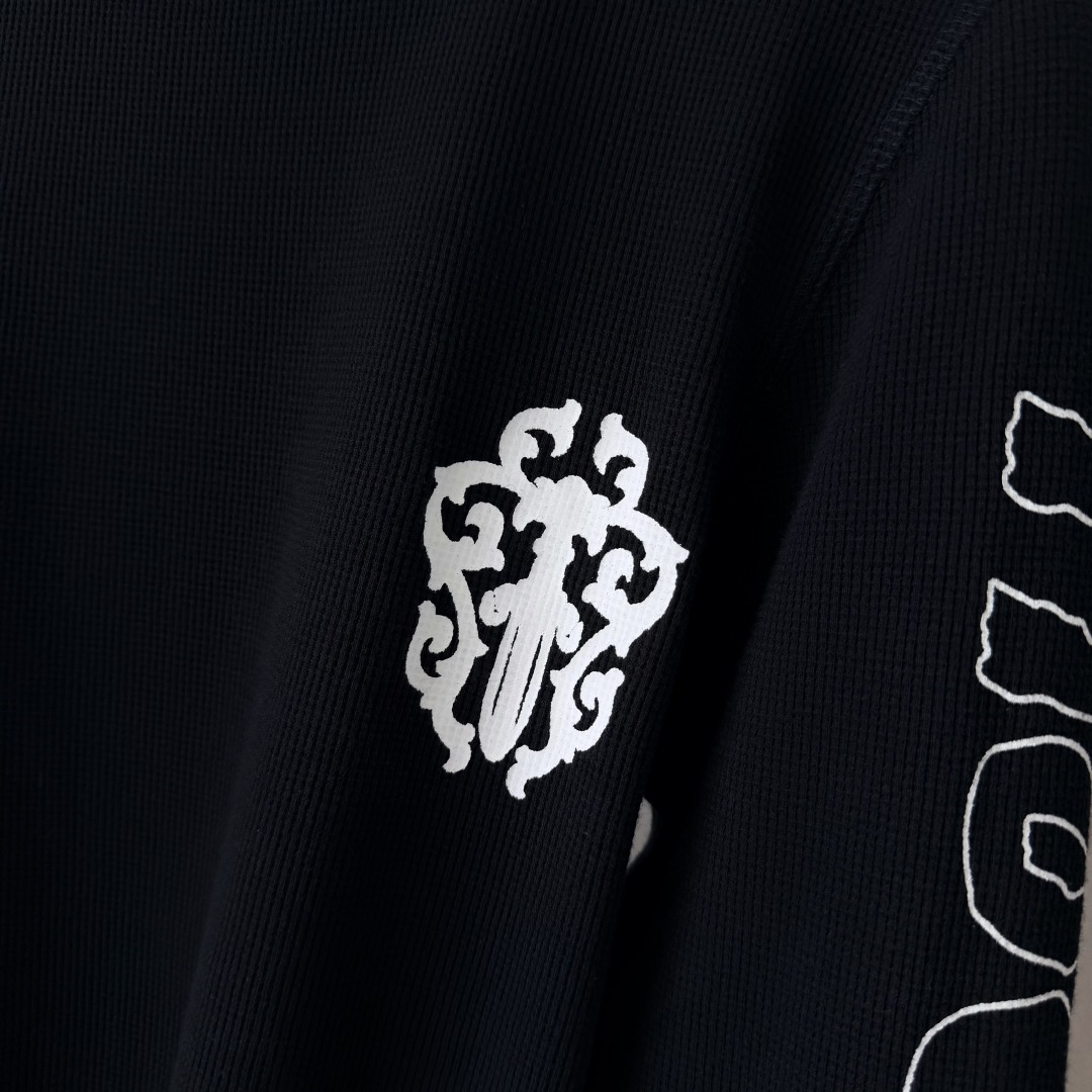 Chrome Hearts ch 克罗心  DEADLY DOLL 华夫格美少女 马蹄  女款 黑色 白色 