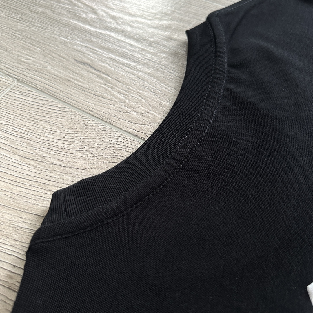 Chrome Hearts CH 克罗心 经典卷轴  背后字体  印花圆领短袖 T恤 白色 黑色 A5  