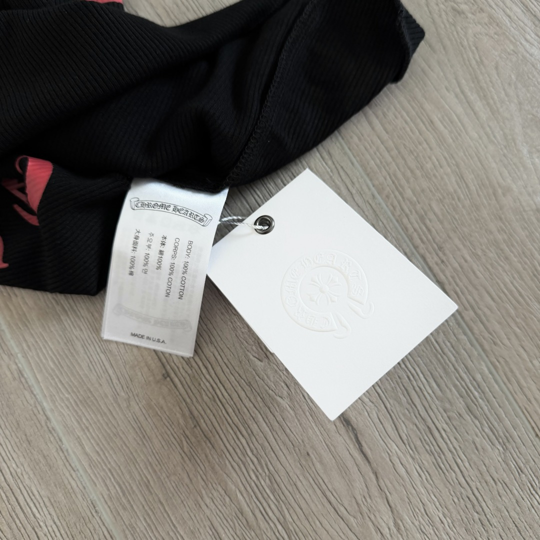 Chrome Hearts CH 克罗心  后背红色十字架 黑色 女款