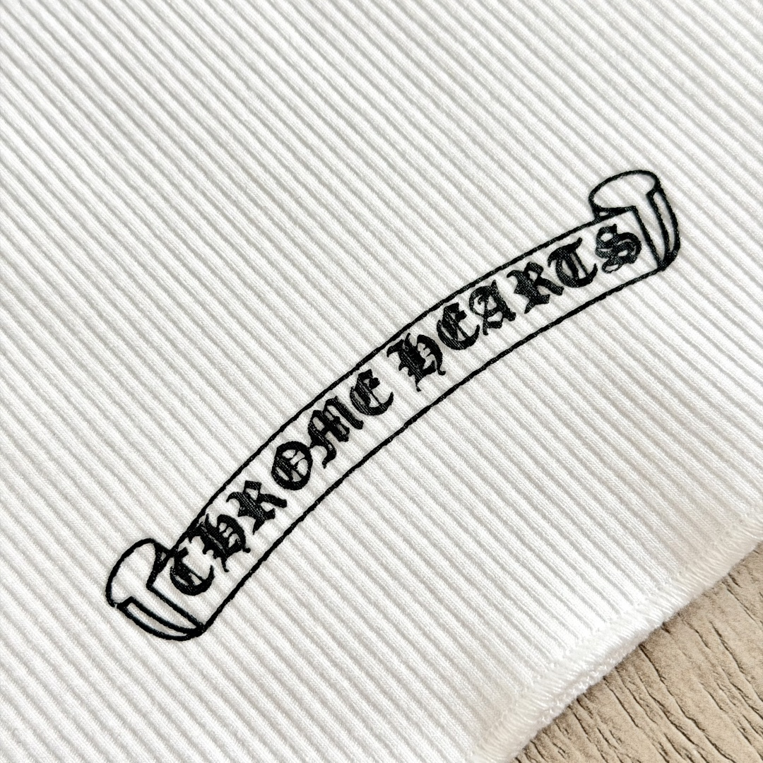 Chrome Hearts CH 克罗心 侧面 爱心藤蔓 白色 女款背心 