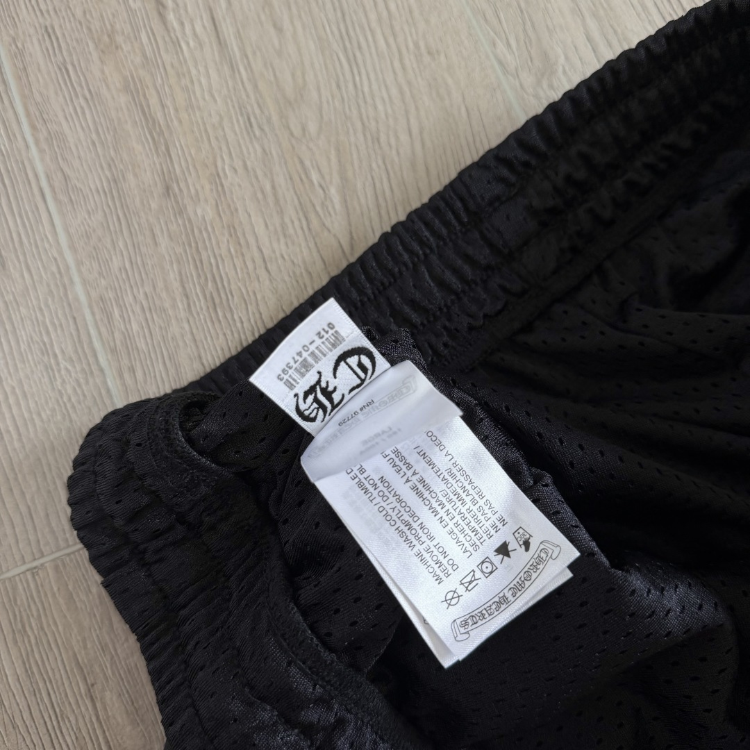 Chrome Hearts  CH 克罗心 网眼冰球服 夏季 短裤 黑色 