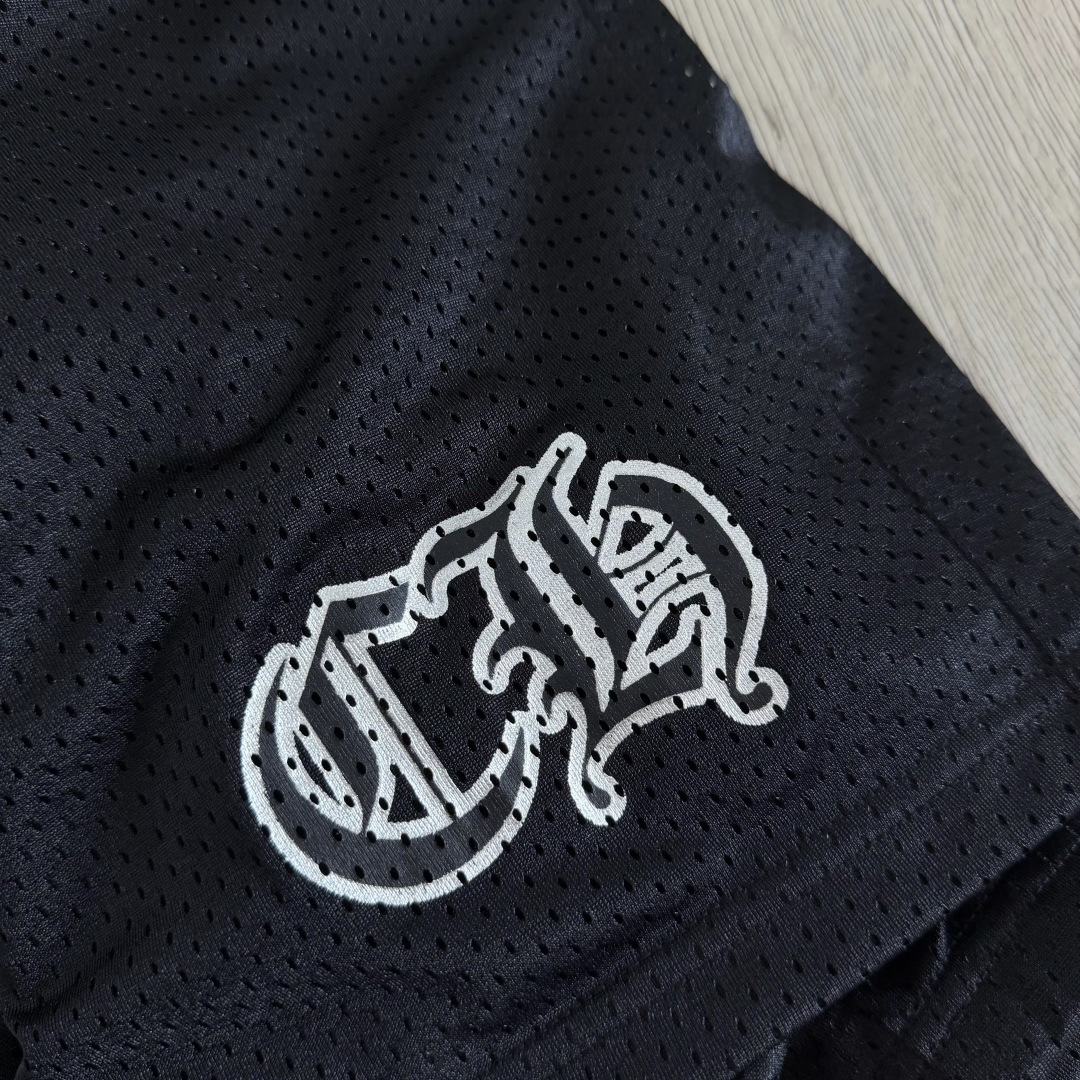Chrome Hearts  CH 克罗心 网眼冰球服 夏季 短裤 黑色 