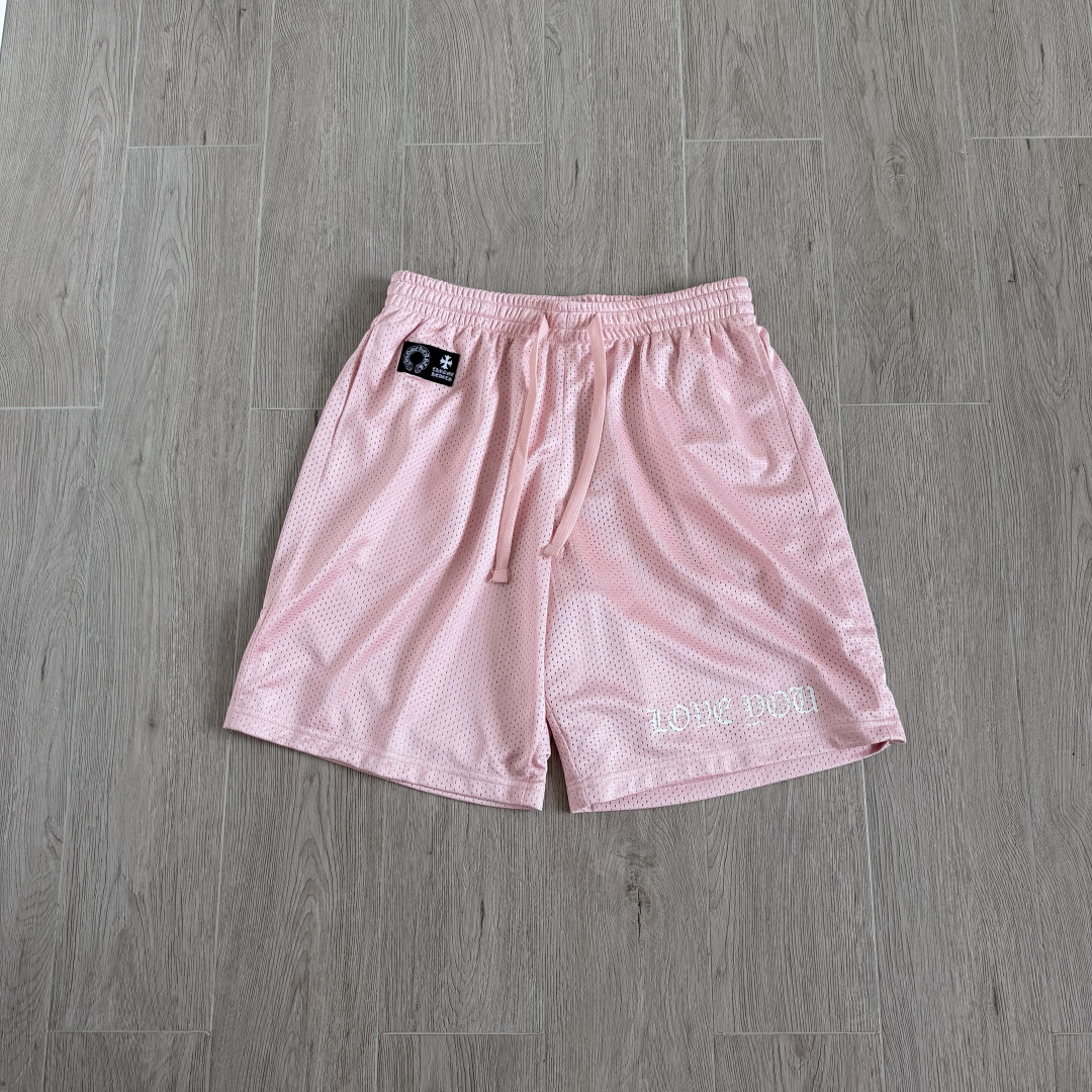 Chrome Hearts  CH 克罗心 网眼冰球服 夏季 短裤 粉色 