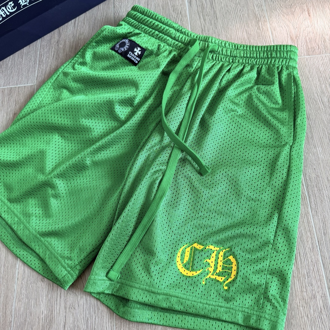 Chrome Hearts  CH 克罗心 网眼冰球服 夏季 短裤 粉色 