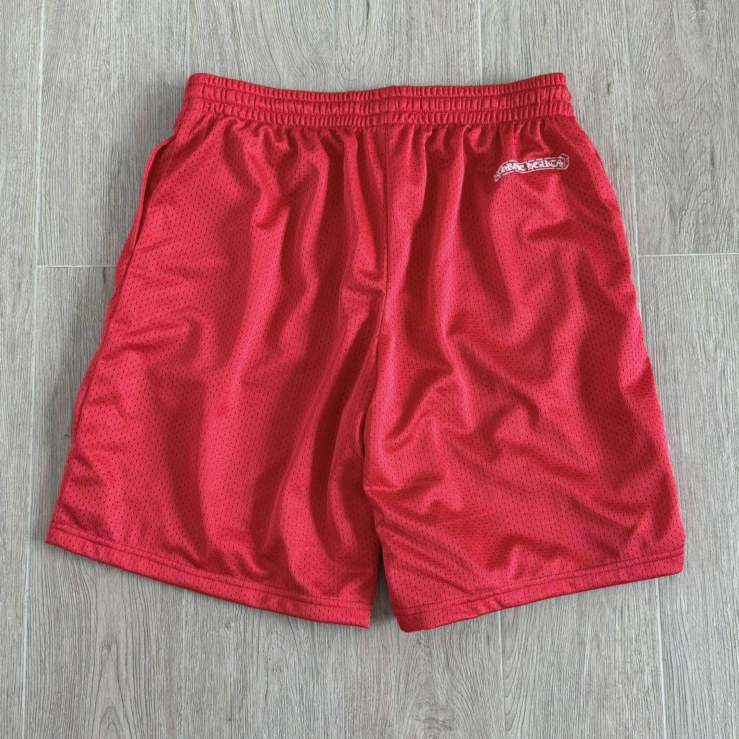 Chrome Hearts  CH 克罗心 网眼冰球服 夏季 短裤 红色 