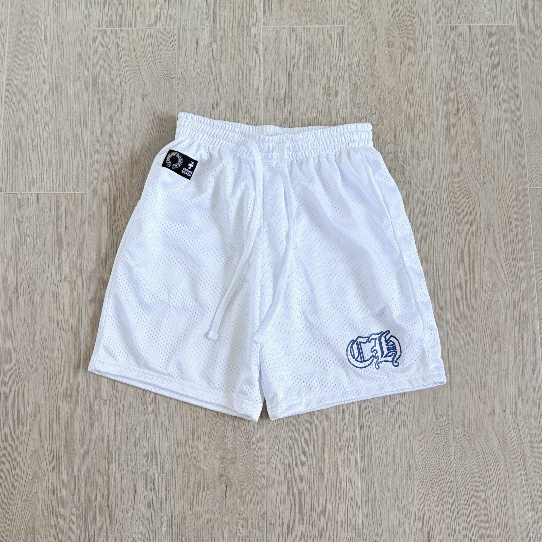 Chrome Hearts  CH 克罗心 网眼冰球服 夏季 短裤 白色 