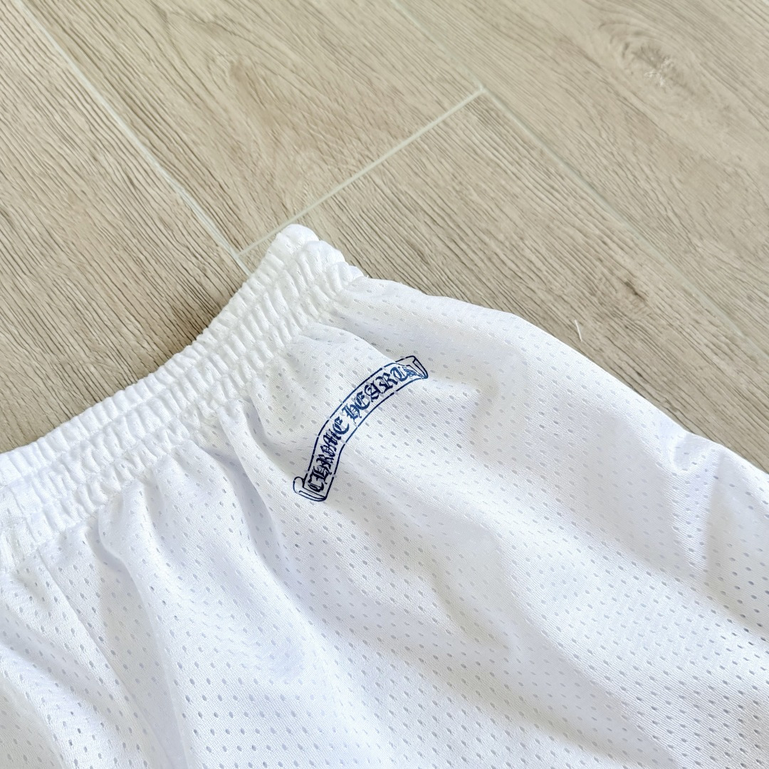 Chrome Hearts  CH 克罗心 网眼冰球服 夏季 短裤 白色 