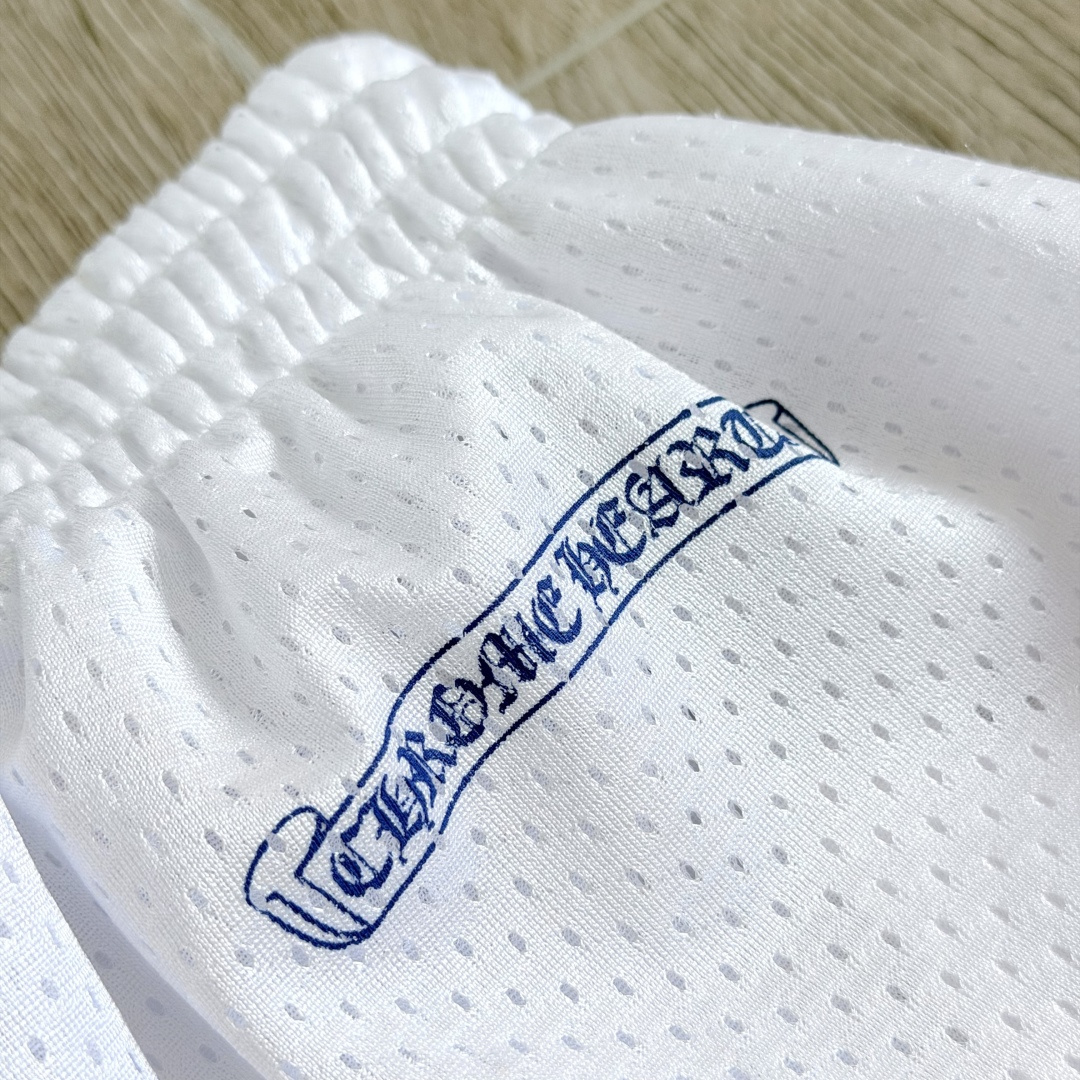 Chrome Hearts  CH 克罗心 网眼冰球服 夏季 短裤 白色 