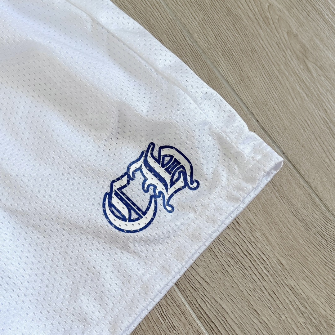 Chrome Hearts  CH 克罗心 网眼冰球服 夏季 短裤 白色 