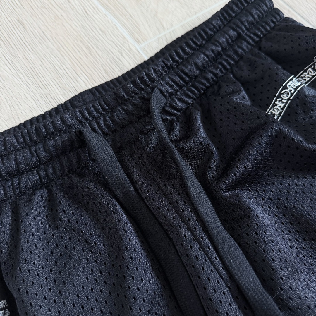 Chrome Hearts  CH 克罗心 网眼冰球服 夏季 休闲 长裤 黑色