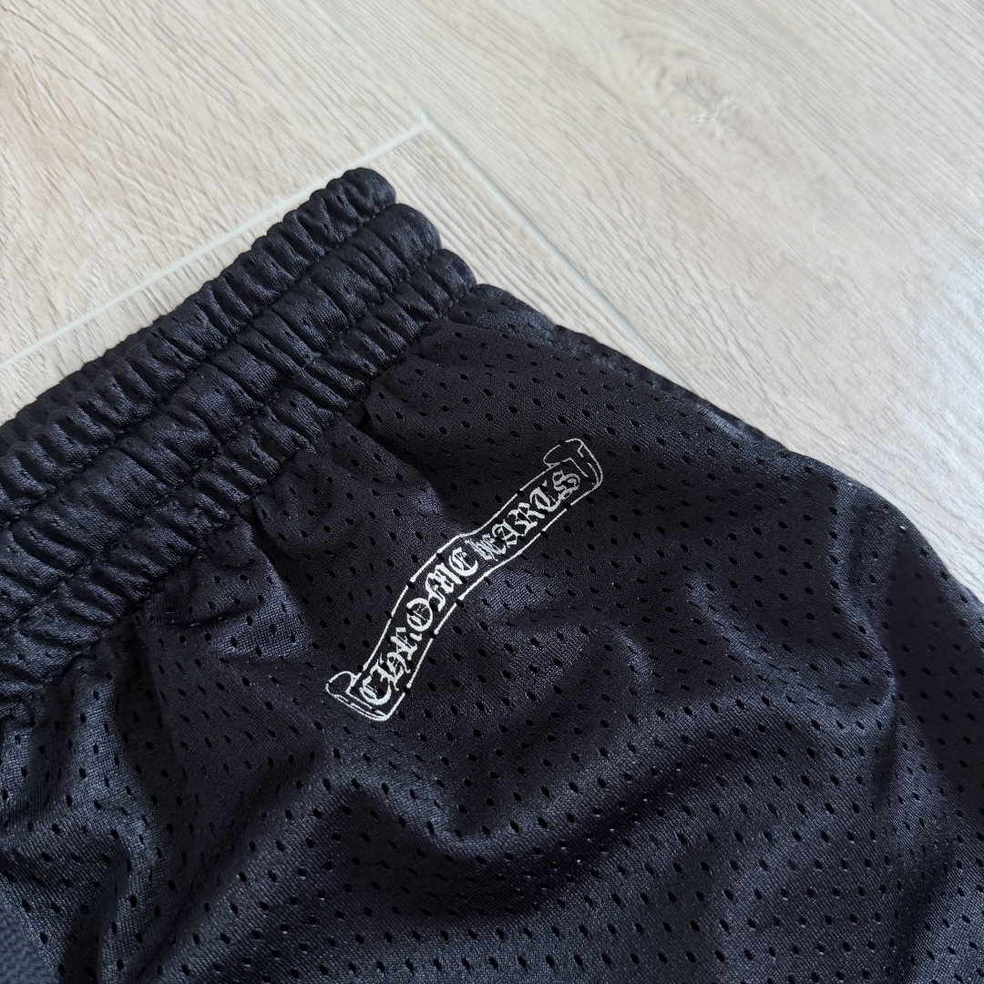 Chrome Hearts  CH 克罗心 网眼冰球服 夏季 休闲 长裤 黑色
