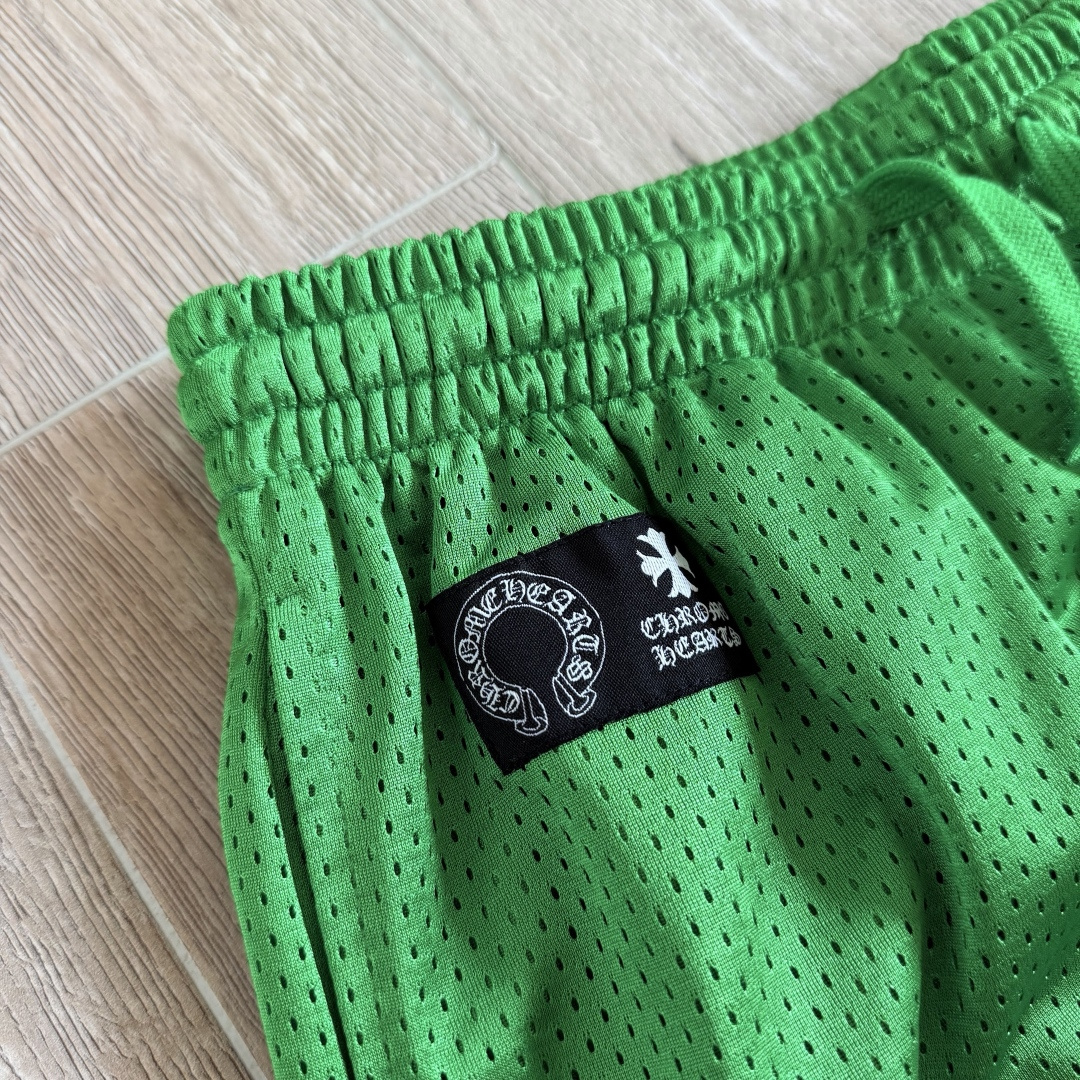 Chrome Hearts  CH 克罗心 网眼冰球服 夏季 休闲 长裤 绿色