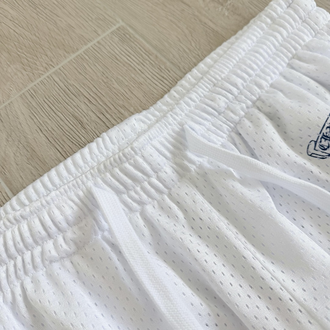 Chrome Hearts  CH 克罗心 网眼冰球服 夏季 休闲 长裤 白色