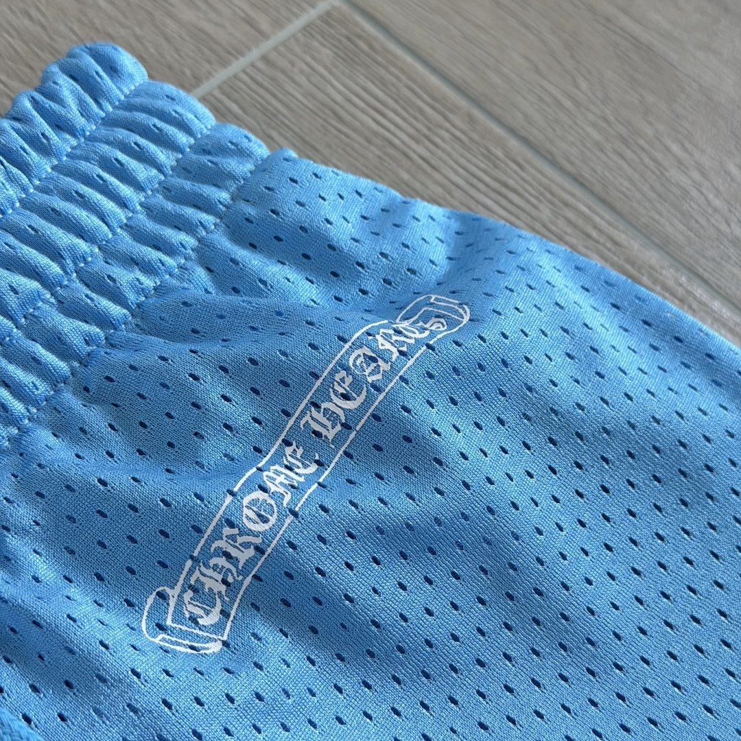 Chrome Hearts  CH 克罗心 网眼冰球服 夏季 休闲 长裤 蓝色