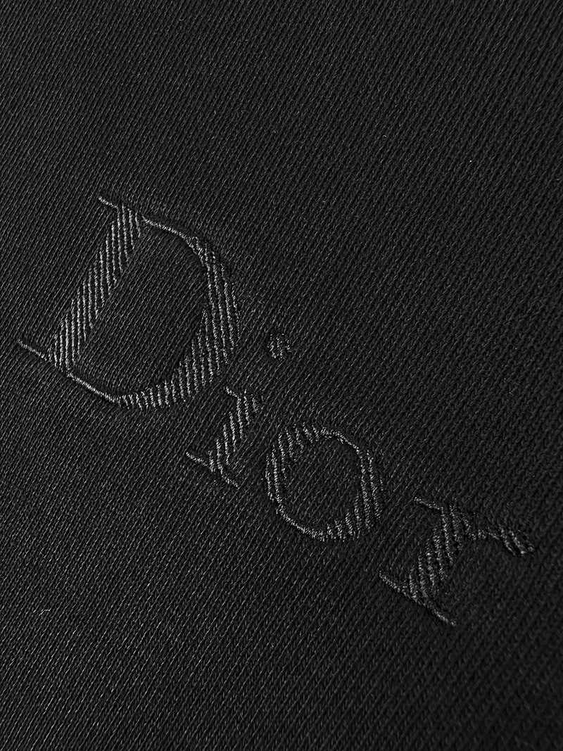 DIOR 迪奥 刺绣标识连帽卫衣 帽衫 外套 长袖 黑色 灰色 B0 