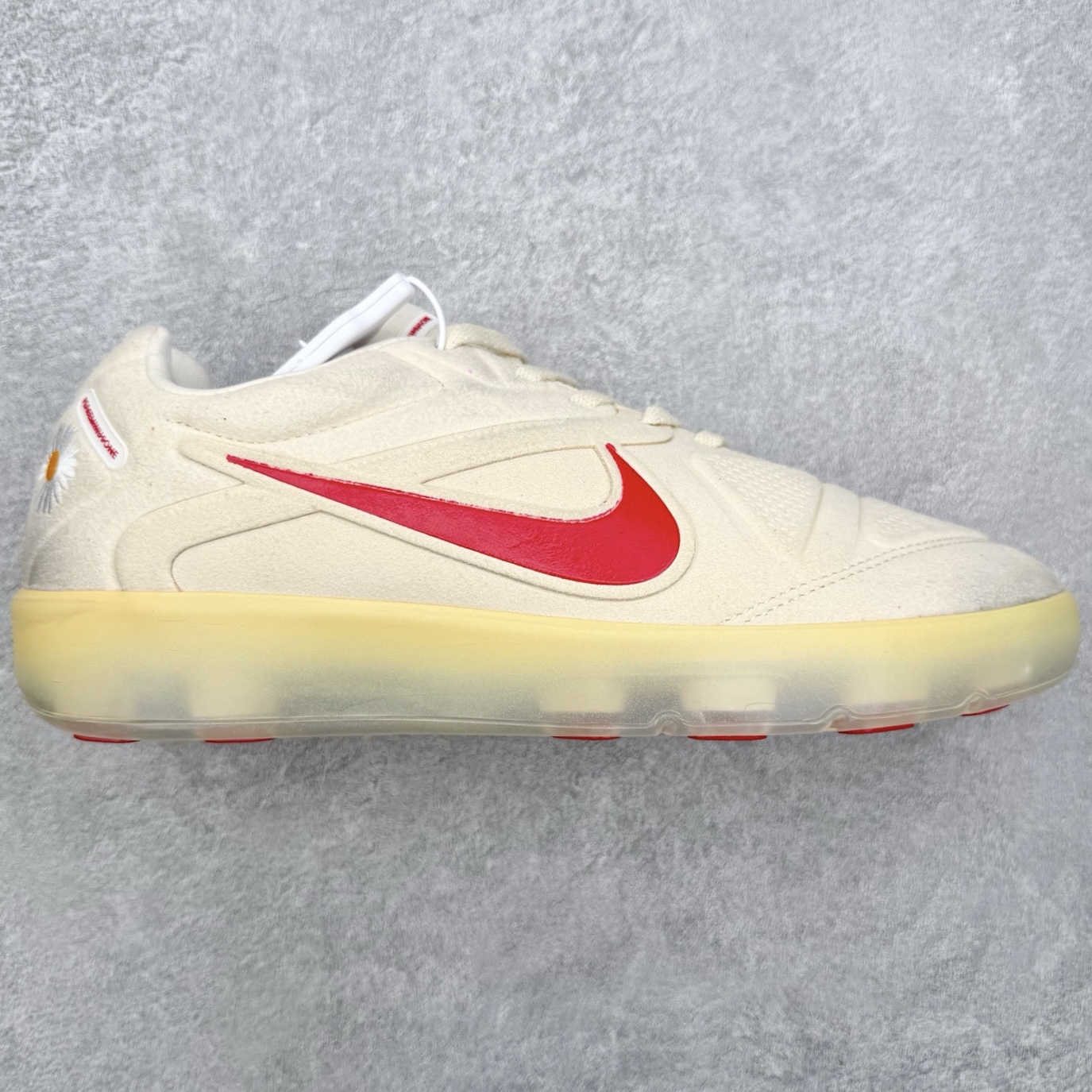  Nike x PEACEMINUSONE x 韩国队 Cryoshot CTR360 Maestri II 'Natural University Red'  做旧 足球鞋 男款 米白色 HQ1460-100