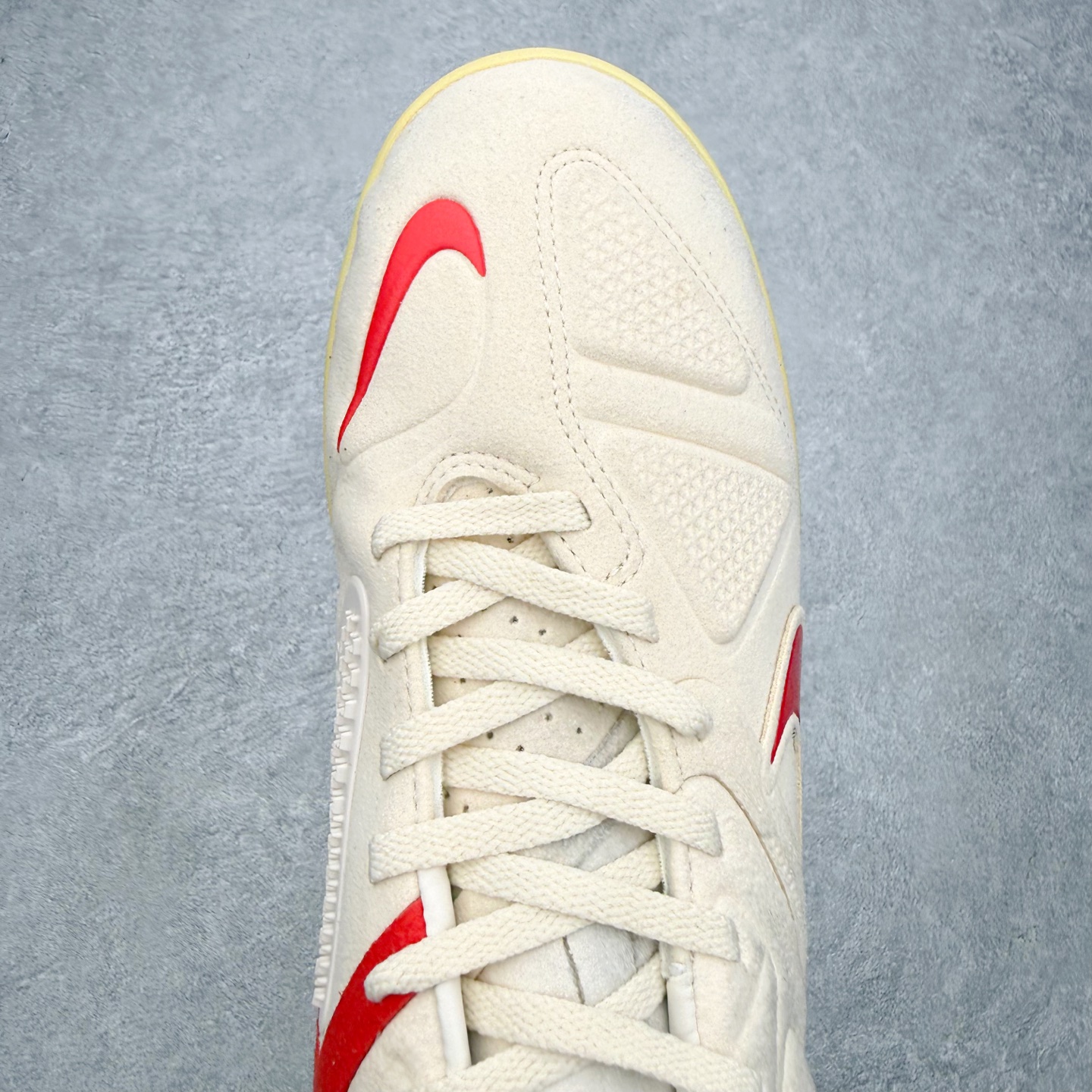  Nike x PEACEMINUSONE x 韩国队 Cryoshot CTR360 Maestri II 'Natural University Red'  做旧 足球鞋 男款 米白色 HQ1460-100