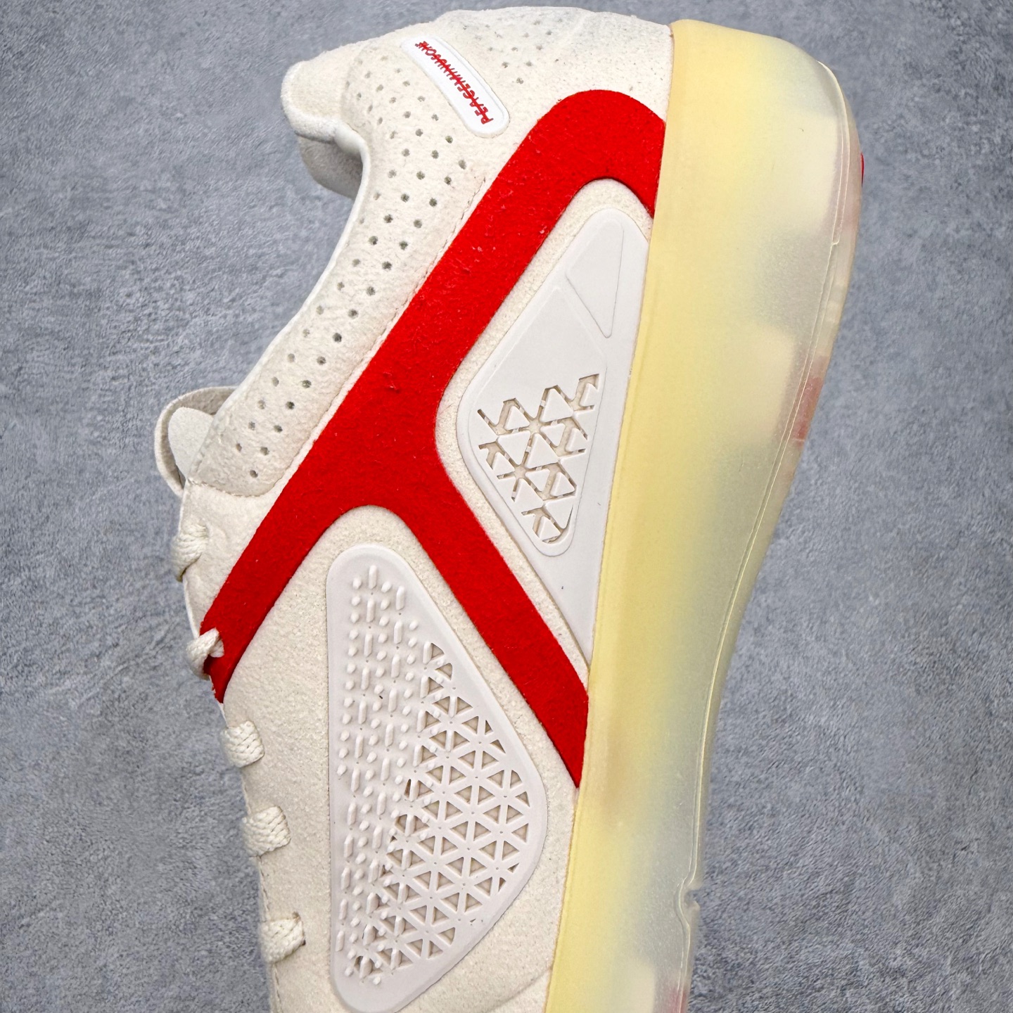 Nike x PEACEMINUSONE x 韩国队 Cryoshot CTR360 Maestri II 'Natural University Red'  做旧 足球鞋 男款 米白色 HQ1460-100
