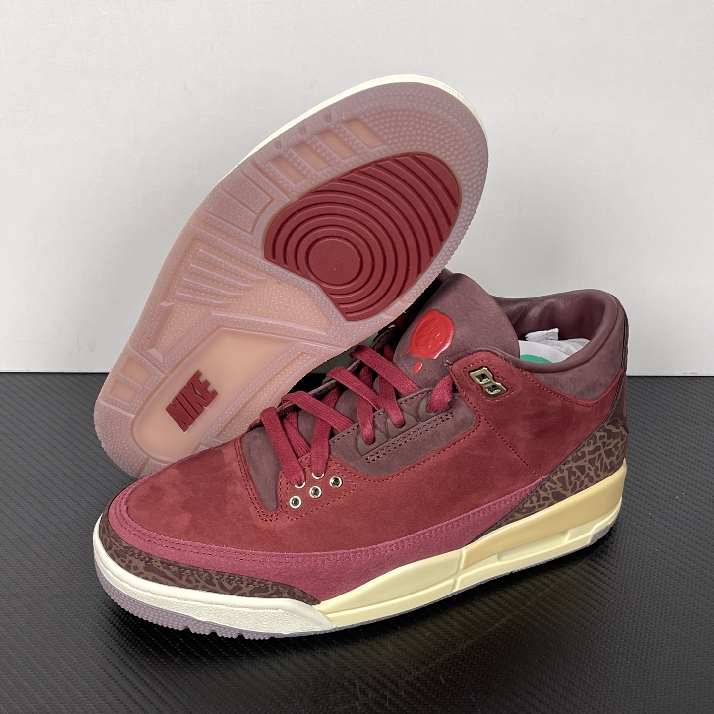 木盒 Air Jordan 3 AJ3 OG Premium Bin 23  休闲中桶 复古篮球鞋 男鞋 红色 IO7744-600