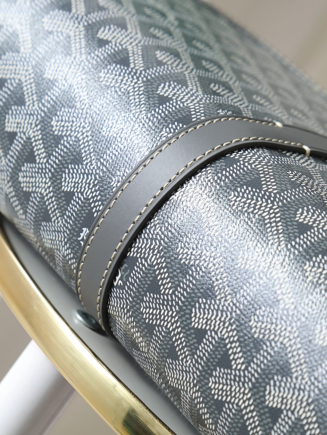 GOYARD 戈雅 邮差 Belvedere Messenger Bag (Canvas and Leather) — Dual-Use Handheld/Shoulder Bag-F0-BELVE3MMLTY