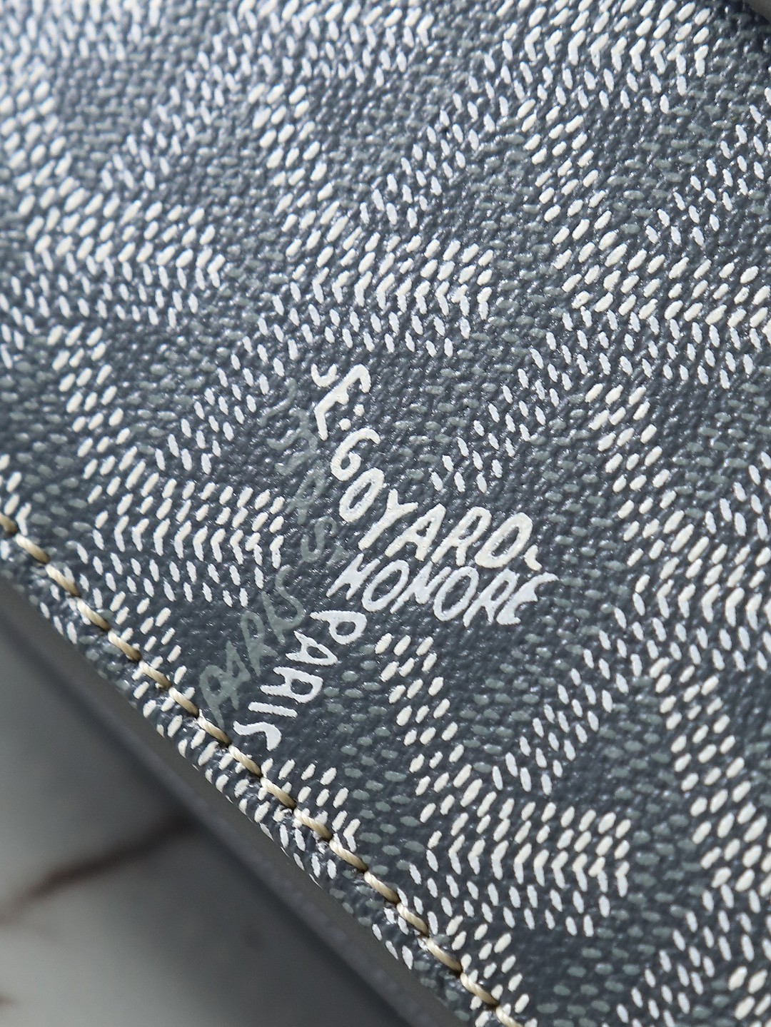 GOYARD 戈雅 邮差 Belvedere Messenger Bag (Canvas and Leather) — Dual-Use Handheld/Shoulder Bag-F0-BELVE3MMLTY