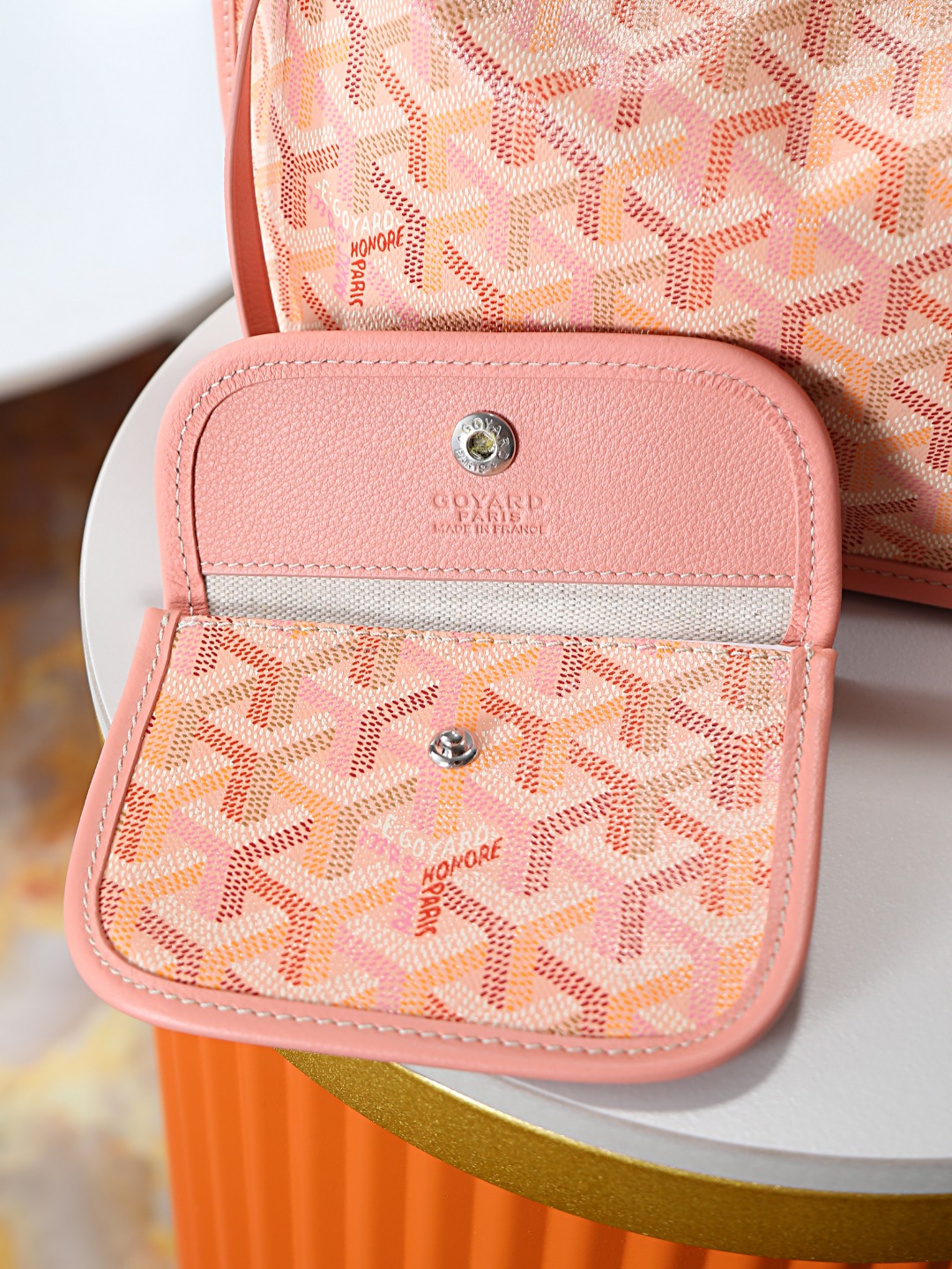GOYARD 戈雅双面 Belvedere Reversible Mini Tote (Canvas and Leather) — Dual-use bag (handheld/shoulder carry)-F0-ANJCROMINCG
