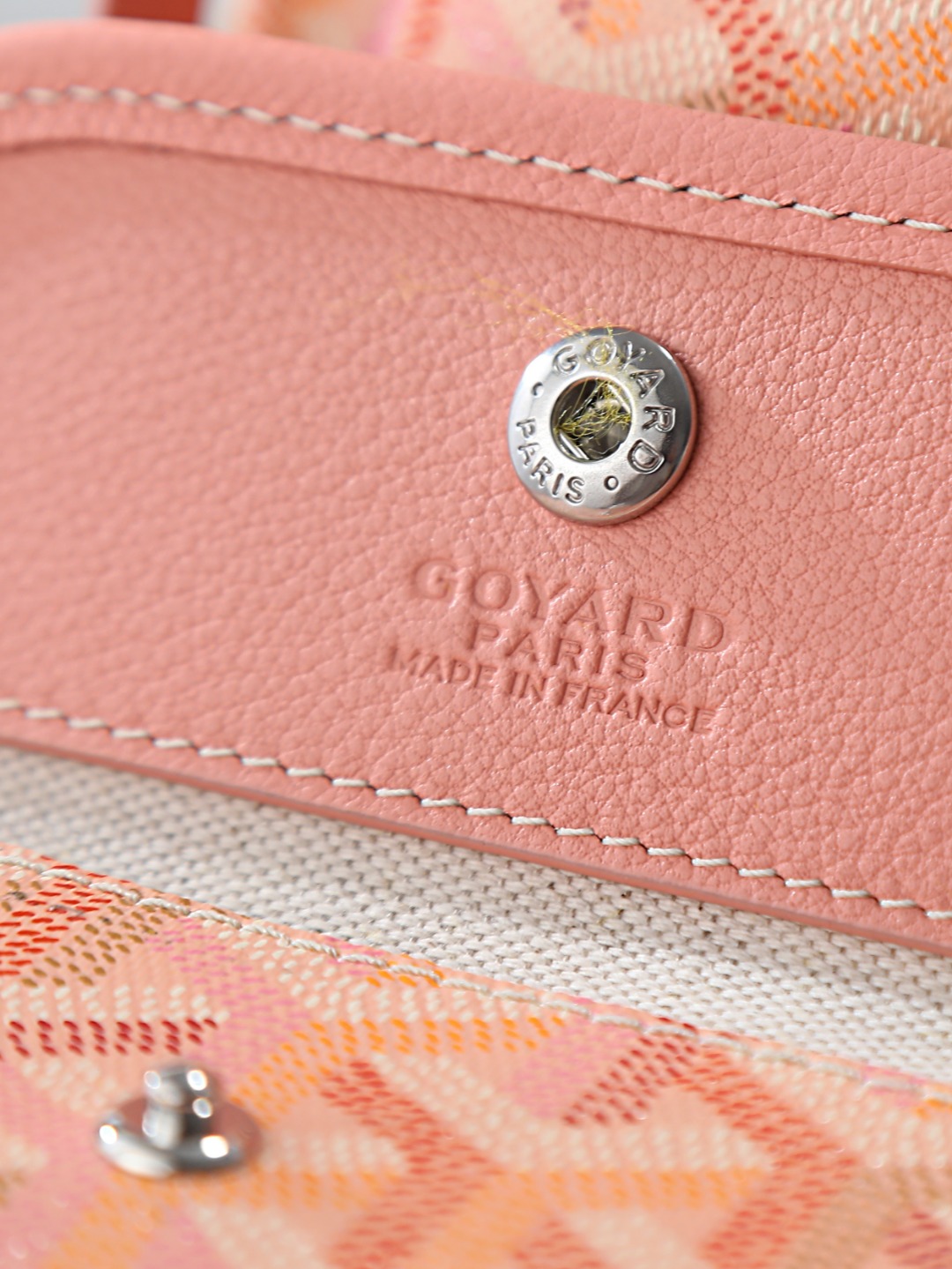 GOYARD 戈雅双面 Belvedere Reversible Mini Tote (Canvas and Leather) — Dual-use bag (handheld/shoulder carry)-F0-ANJCROMINCG
