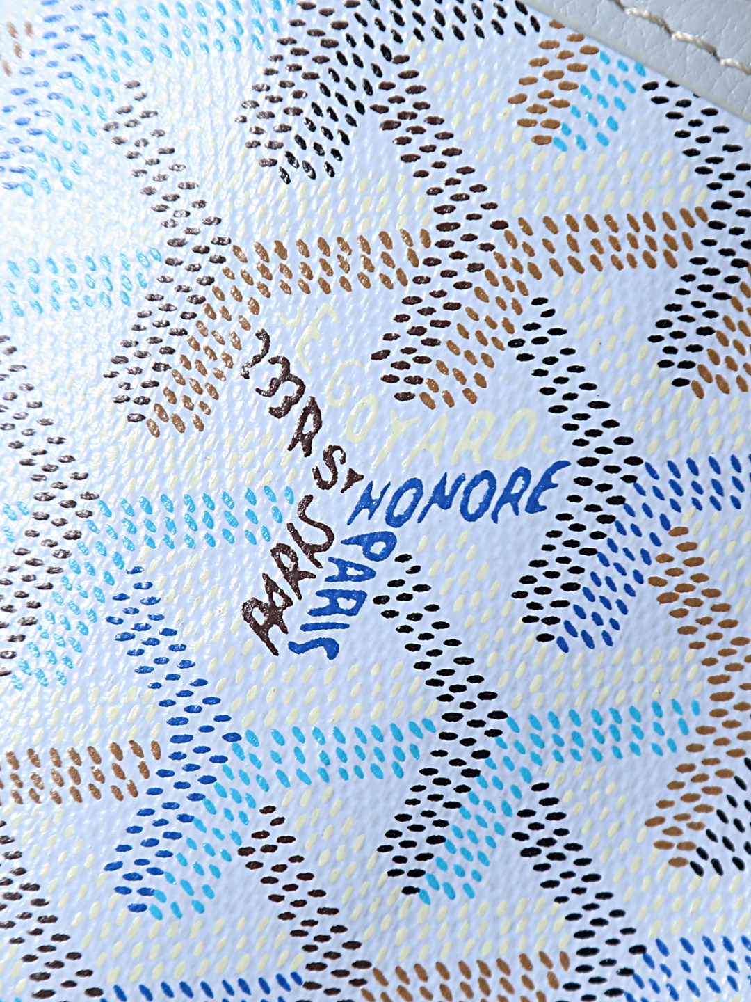 GOYARD 戈雅双面 Belvedere Reversible Mini Tote (Canvas and Leather) — Dual-use bag (handheld/shoulder carry)-F0-ANJCROMINCG
