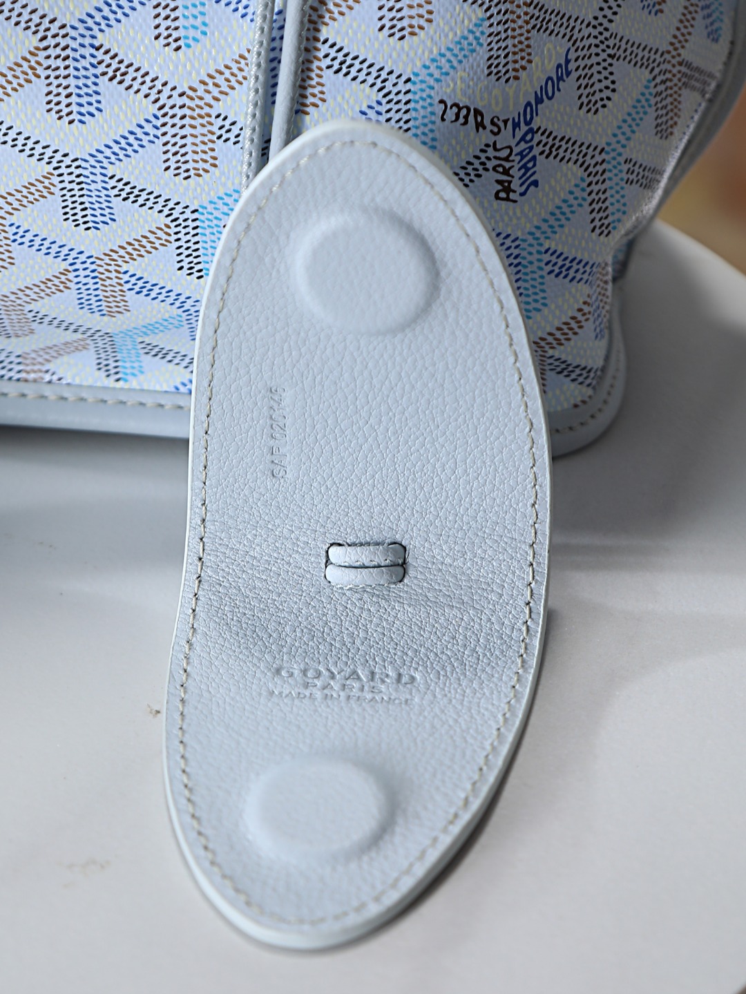 GOYARD 戈雅双面 Belvedere Reversible Mini Tote (Canvas and Leather) — Dual-use bag (handheld/shoulder carry)-F0-ANJCROMINCG