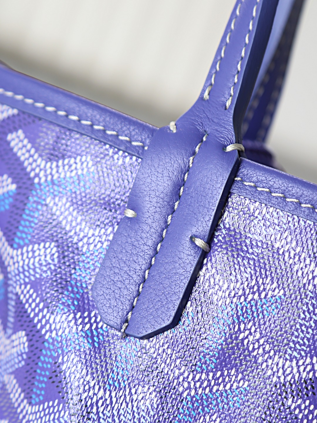 GOYARD 戈雅双面 Belvedere Reversible Mini Tote (Canvas and Leather) — Dual-use bag (handheld/shoulder carry)-F0-ANJCROMINCG