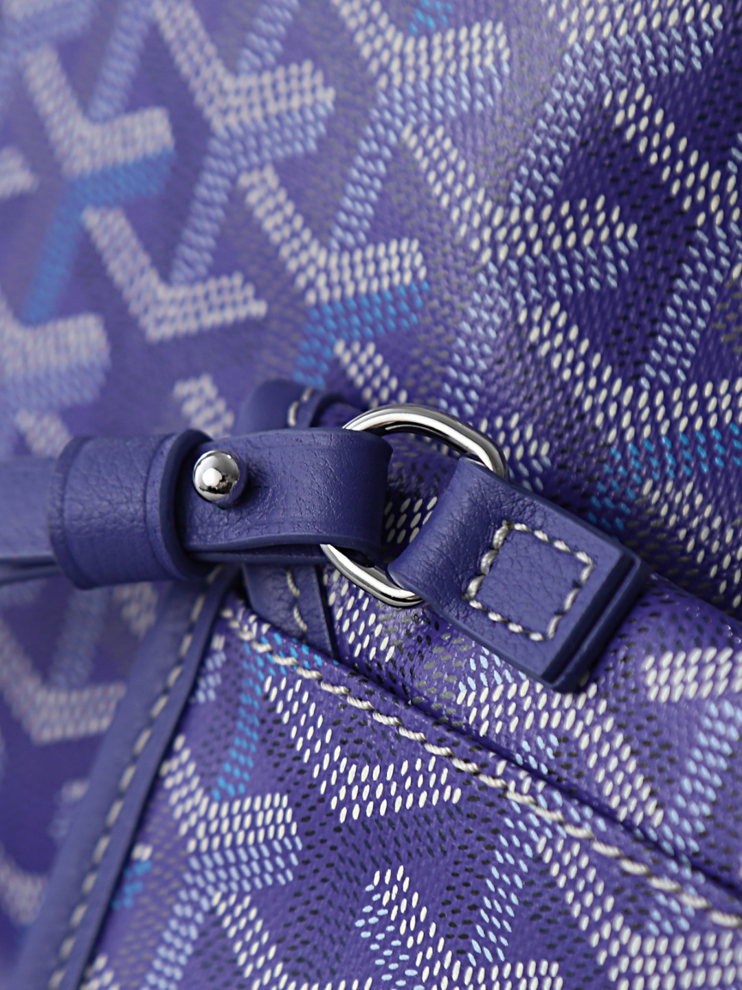GOYARD 戈雅双面 Belvedere Reversible Mini Tote (Canvas and Leather) — Dual-use bag (handheld/shoulder carry)-F0-ANJCROMINCG