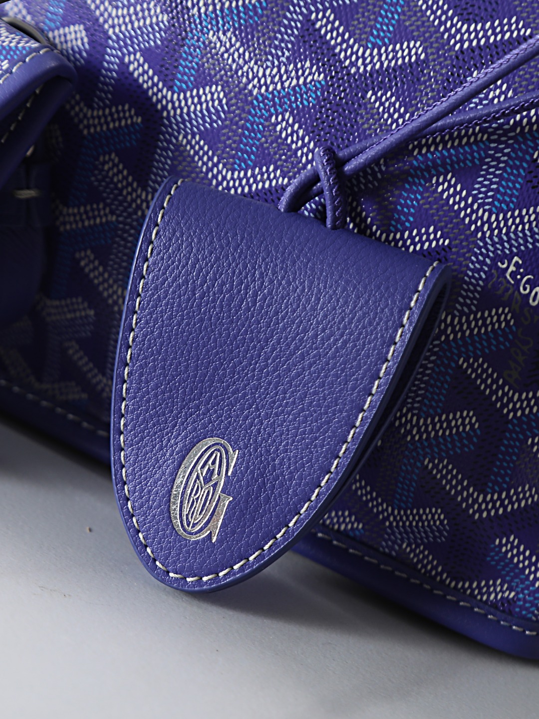 GOYARD 戈雅双面 Belvedere Reversible Mini Tote (Canvas and Leather) — Dual-use bag (handheld/shoulder carry)-F0-ANJCROMINCG