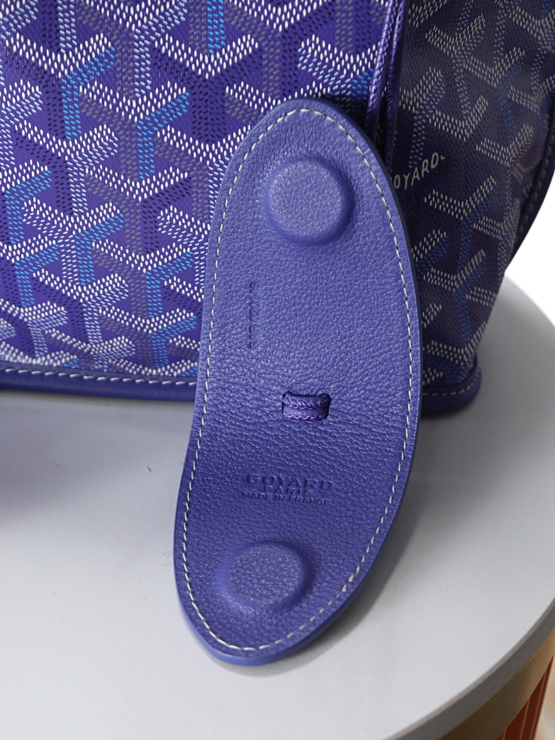 GOYARD 戈雅双面 Belvedere Reversible Mini Tote (Canvas and Leather) — Dual-use bag (handheld/shoulder carry)-F0-ANJCROMINCG