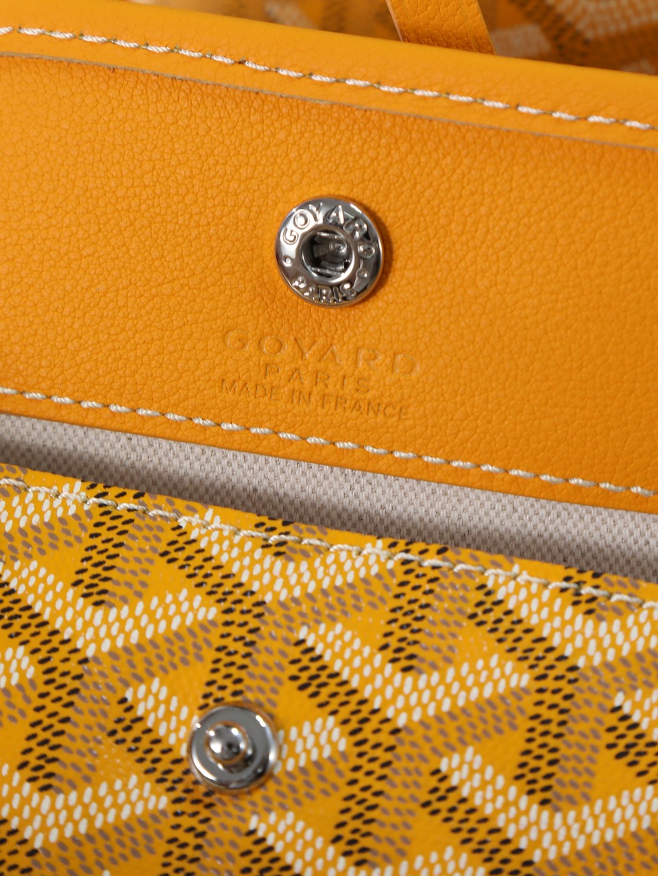 GOYARD 戈雅双面 Belvedere Reversible Mini Tote (Canvas and Leather) — Dual-use bag (handheld/shoulder carry)-F0-ANJOUSMINCG08TY08P