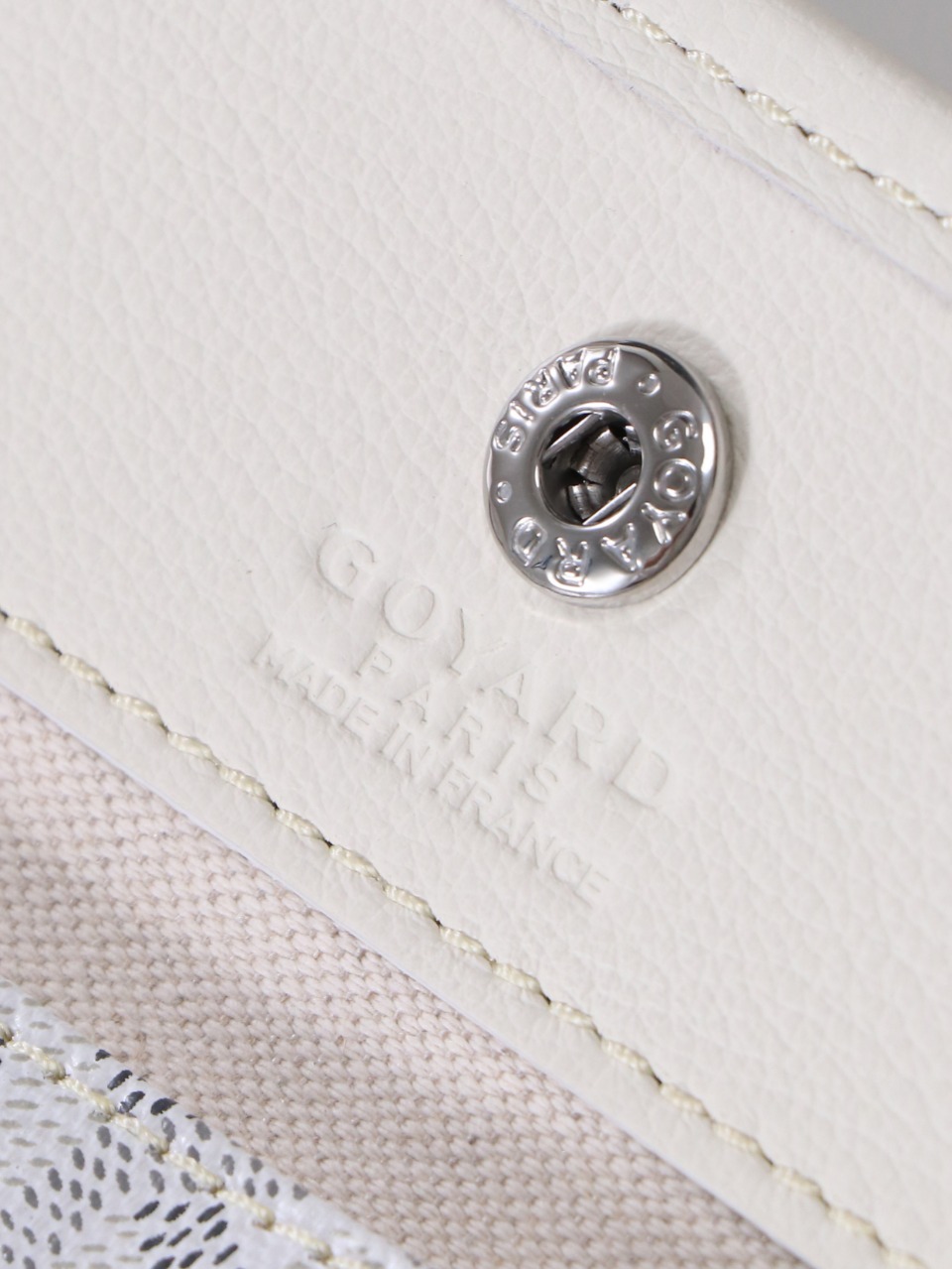 GOYARD 戈雅双面 Belvedere Reversible Mini Tote (Canvas and Leather) — Dual-use bag (handheld/shoulder carry)-F0-ANJCROMINCG-50TY50P