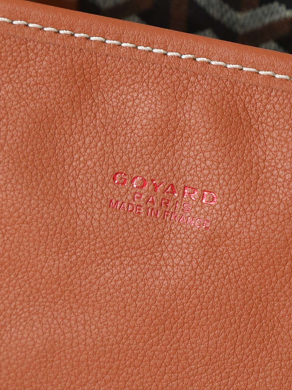GOYARD 戈雅双面 Belvedere Reversible Mini Tote (Canvas and Leather) — Dual-use bag (handheld/shoulder carry)-F0-ANJCROMINCG 