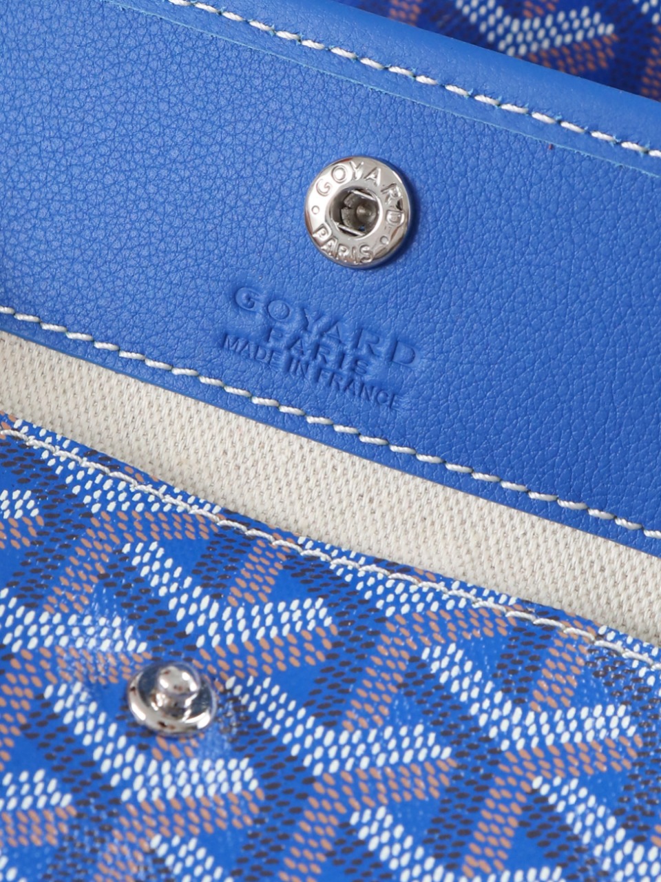 GOYARD 戈雅双面 Belvedere Reversible Mini Tote (Canvas and Leather) — Dual-use bag (handheld/shoulder carry)-F0-ANJCROMINCG 