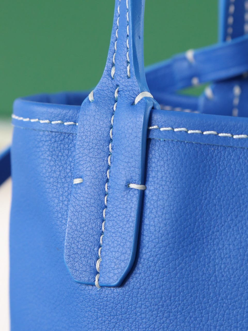 GOYARD 戈雅双面 Belvedere Reversible Mini Tote (Canvas and Leather) — Dual-use bag (handheld/shoulder carry)-F0-ANJCROMINCG 