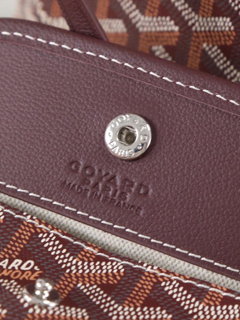 GOYARD 戈雅双面 Belvedere Reversible Mini Tote (Canvas and Leather) — Dual-use bag (handheld/shoulder carry)-F0-ANJCROMINCG 