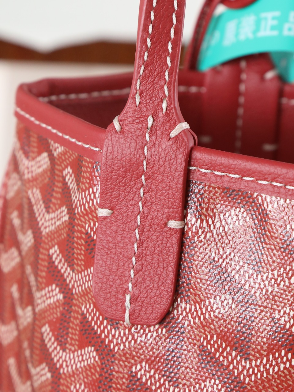 GOYARD 戈雅双面 Belvedere Reversible Mini Tote (Canvas and Leather) — Dual-use bag (handheld/shoulder carry)-F0-ANJCROMINCG 