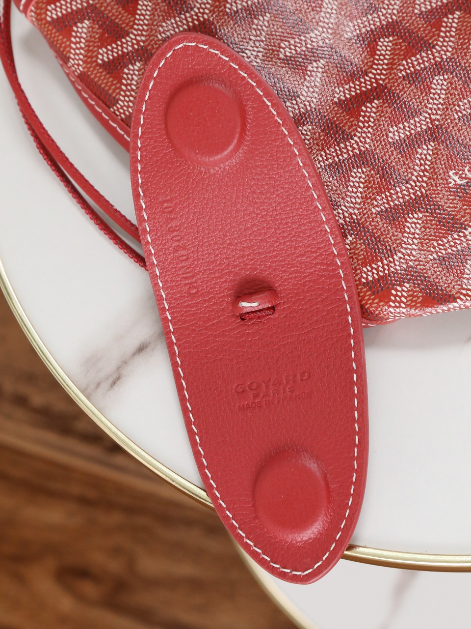 GOYARD 戈雅双面 Belvedere Reversible Mini Tote (Canvas and Leather) — Dual-use bag (handheld/shoulder carry)-F0-ANJCROMINCG 