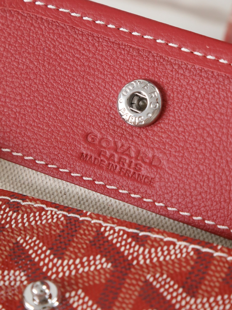 GOYARD 戈雅双面 Belvedere Reversible Mini Tote (Canvas and Leather) — Dual-use bag (handheld/shoulder carry)-F0-ANJCROMINCG 